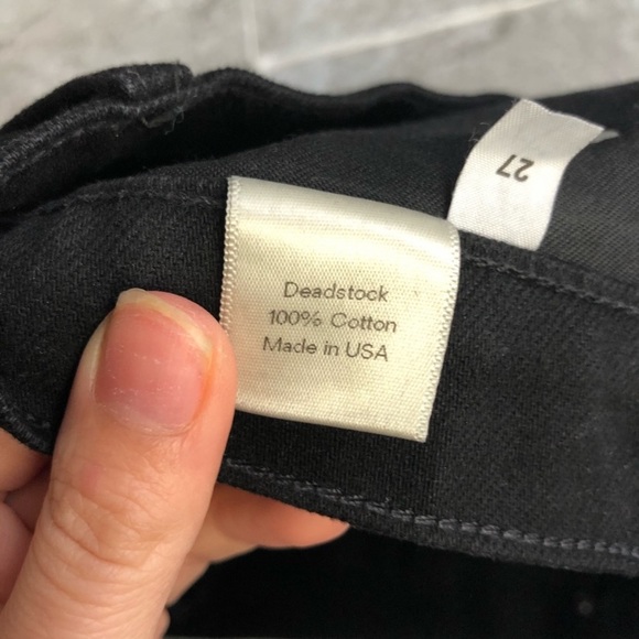 Reformation Black Dixie High Rise Denim Shorts - Picture 6 of 7